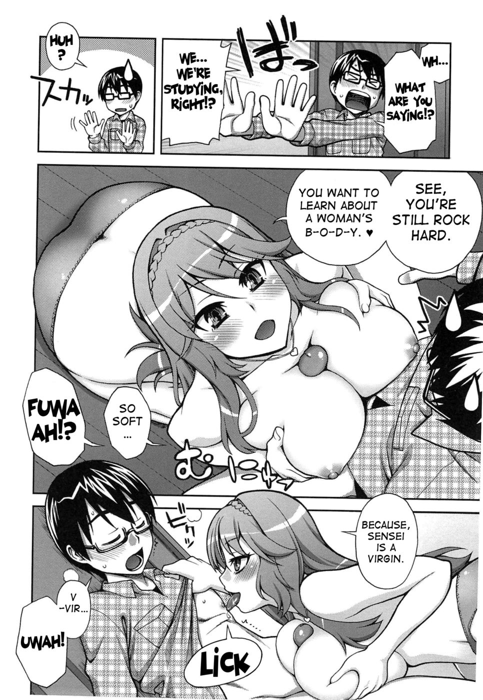 Hentai Manga Comic-Let's Study Together!-Read-8